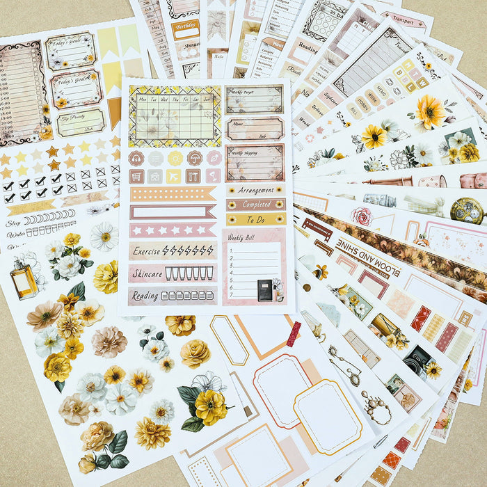 Retro Diary Sticker Book