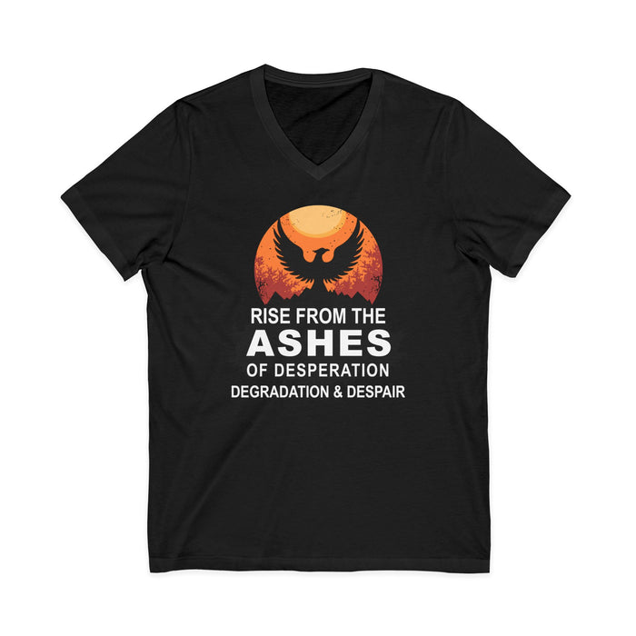 Rise Above V.1 dtg V-Neck Tee