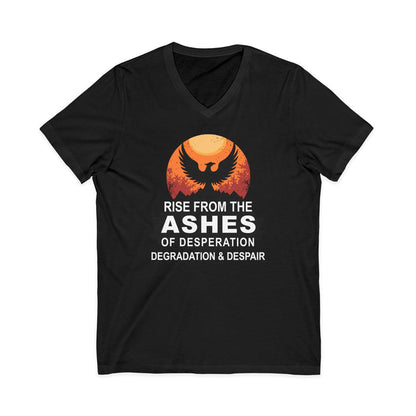 Rise Above V.1 dtg V-Neck Tee