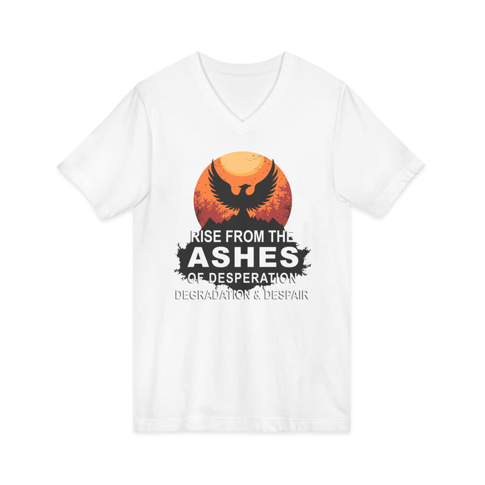 Rise Above V.1 dtg V-Neck Tee