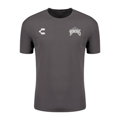 Rowdies Charly Graphite Two Star Logo SS Travel Tee