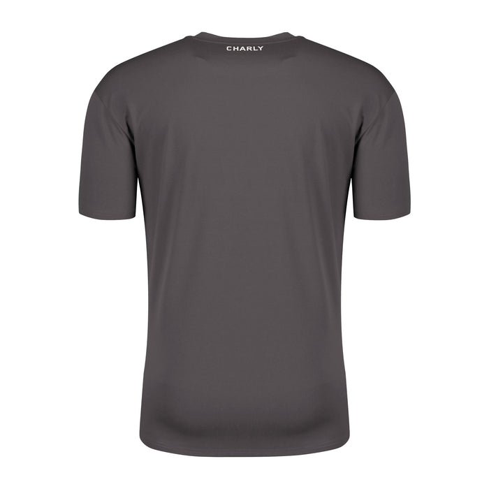 Rowdies Charly Graphite Two Star Logo SS Travel Tee