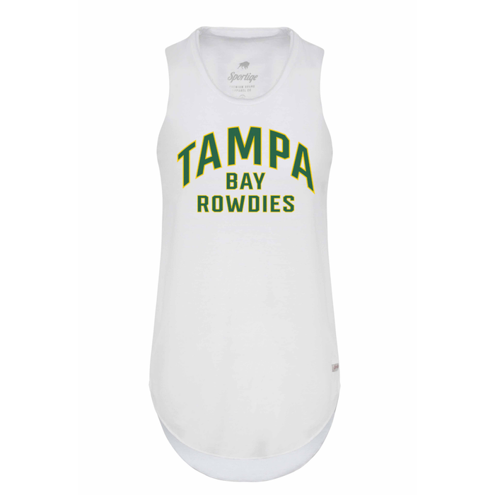 Rowdies Sportiqe Women's White Tampa Bay Tank