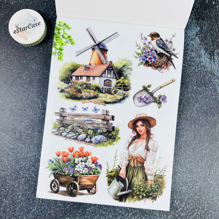 Rural Countryside Sticker Book