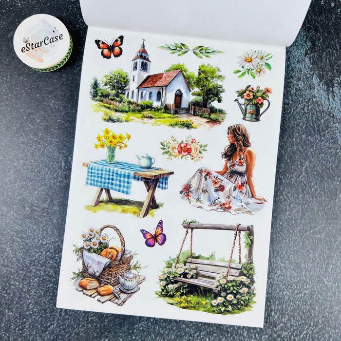 Rural Countryside Sticker Book
