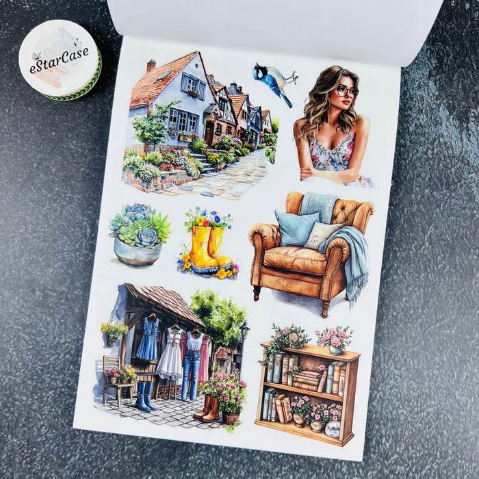 Rural Countryside Sticker Book