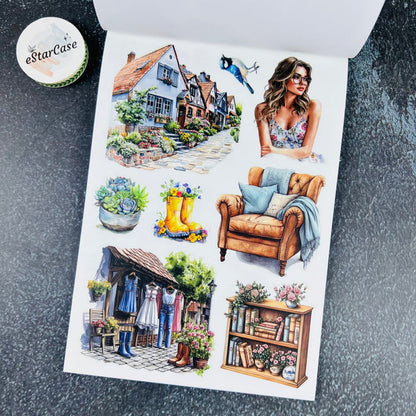 Rural Countryside Sticker Book