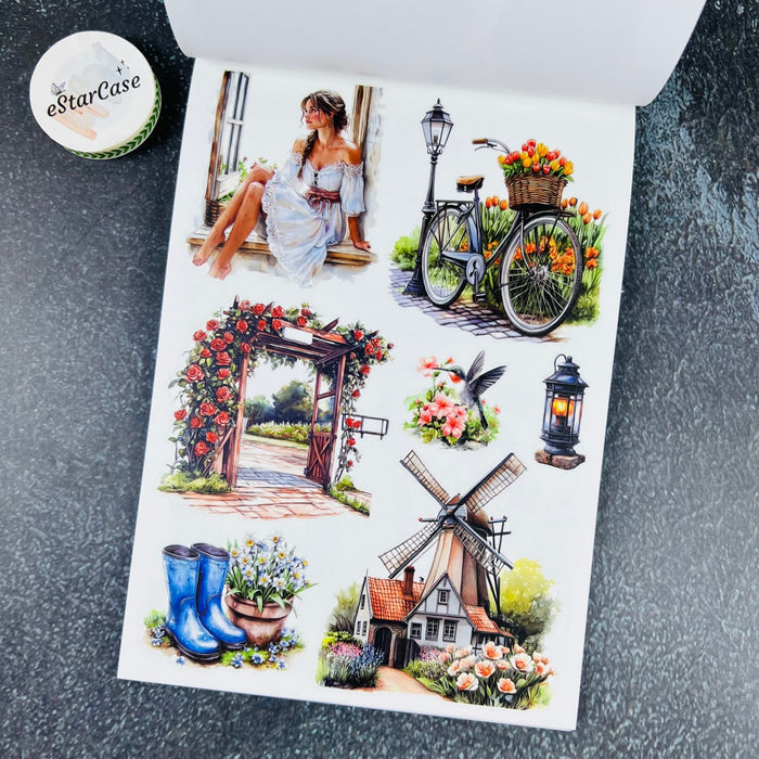 Rural Countryside Sticker Book