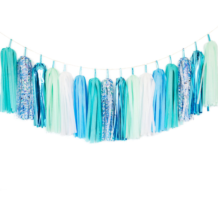 Under the sea mermaid party, dolphin party, whale baby shower, blue boy nursery decoration