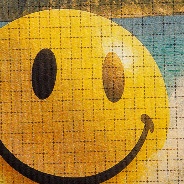 Smiley Es Vedrà Trip Back Print - Tshirt - Black