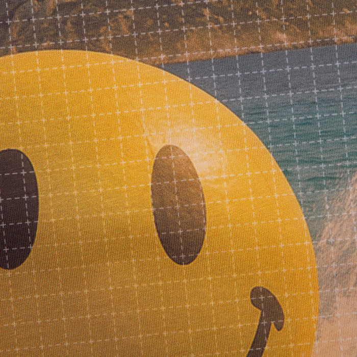 Smiley Es Vedrà Trip Back Print - Tshirt - White