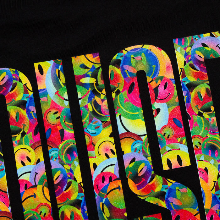 Smiley Higher House Back Print - Sweatshirt - Black