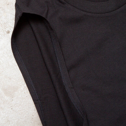 Smiley Higher House Front Print - Tank Tshirt - Black