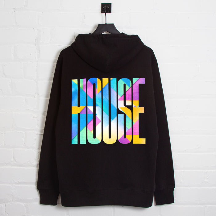 Solstice Higher House Back Print - Hood - Black