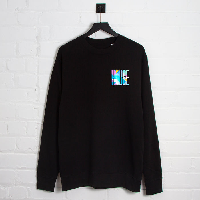 Solstice Higher House Back Print - Sweatshirt - Black