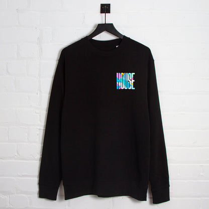Solstice Higher House Back Print - Sweatshirt - Black