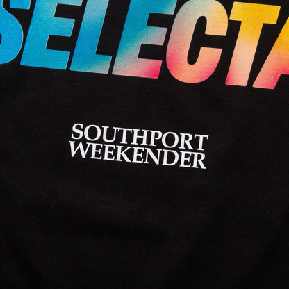 Southport Selecta Front Print - Tshirt - Black