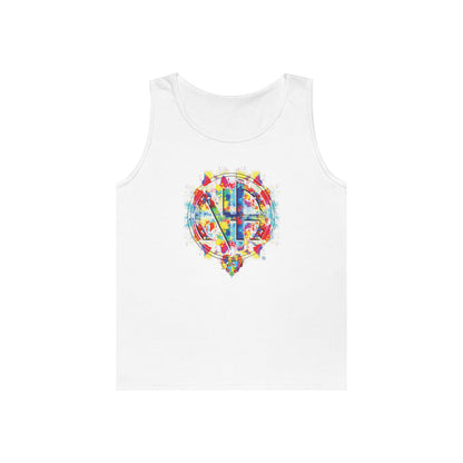 Splattered NA Symbol NA dtg Tank Top