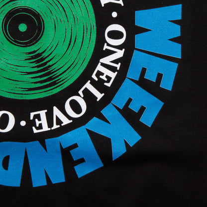 SW Vinyl Green Back Print - Tshirt - Black