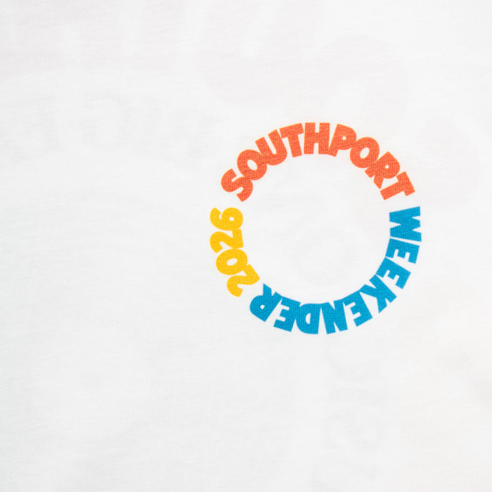SW Vinyl Green Back Print - Tshirt - White