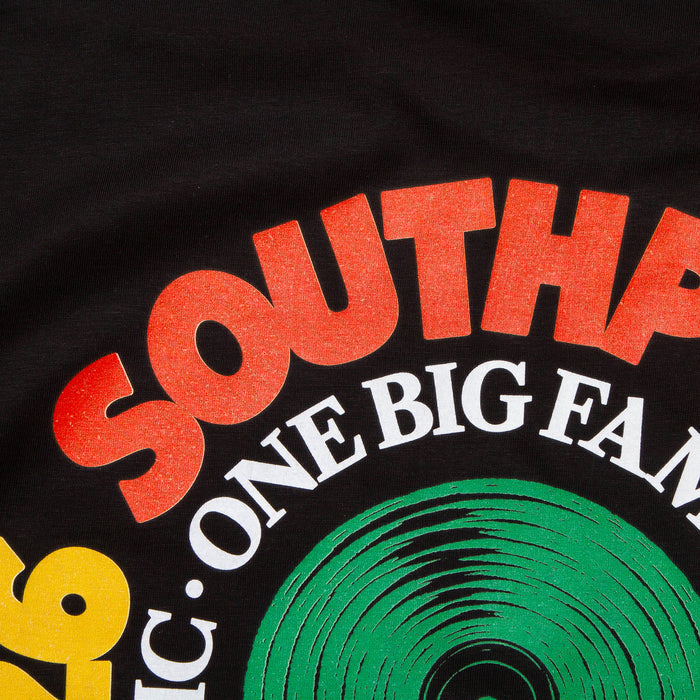 SW Vinyl Green Front Print - Tshirt - Black