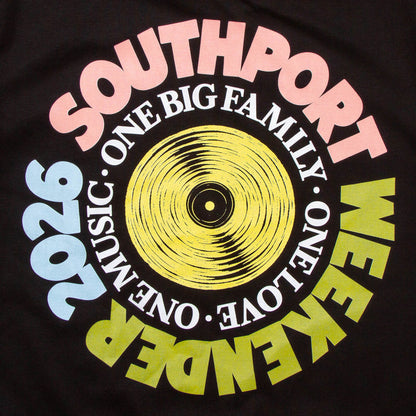 SW Vinyl Yellow Back Print - Tshirt - Black