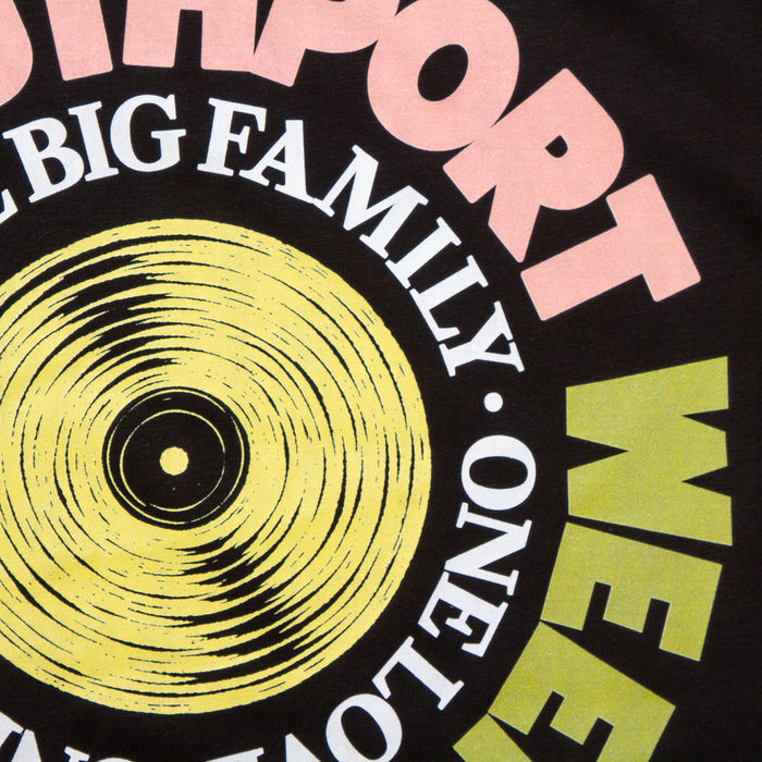 SW Vinyl Yellow Back Print - Tshirt - Black