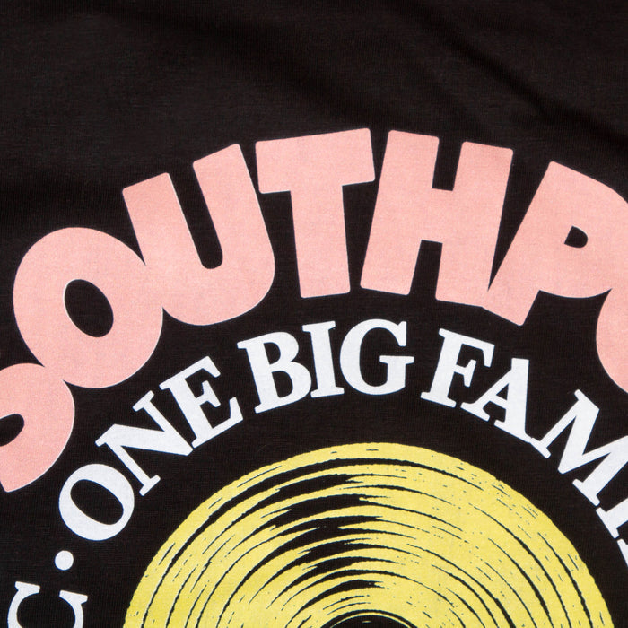 SW Vinyl Yellow Front Print - Tshirt - Black