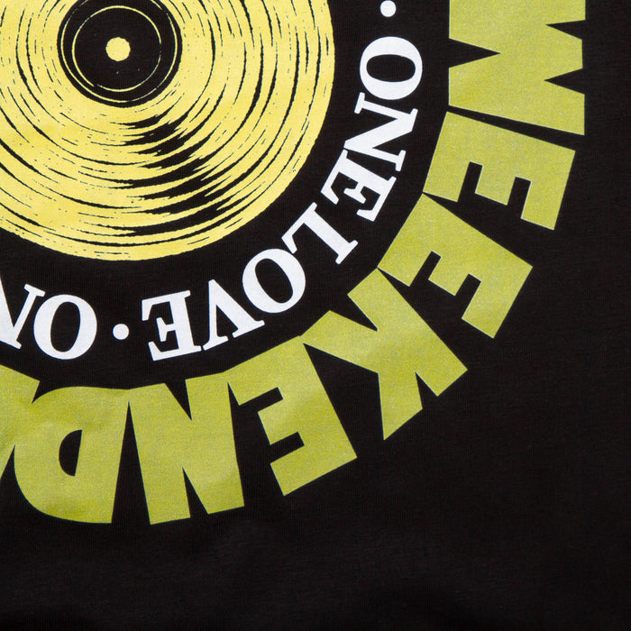 SW Vinyl Yellow Front Print - Tshirt - Black