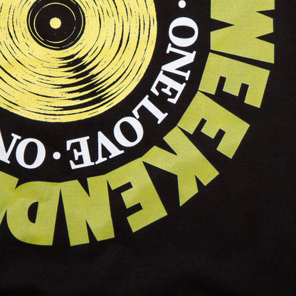 SW Vinyl Yellow Front Print - Tshirt - Black