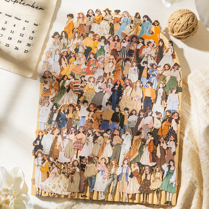 The Crowd Was Like A Cloud Sticker 100pcs