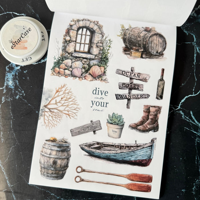 The Veiled Shoreline Sticker Book