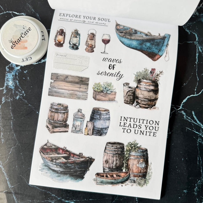 The Veiled Shoreline Sticker Book