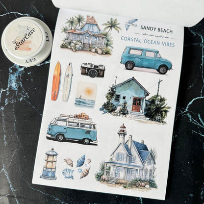 The Veiled Shoreline Sticker Book