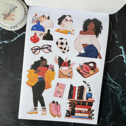 Trendy Beauties Sticker Book