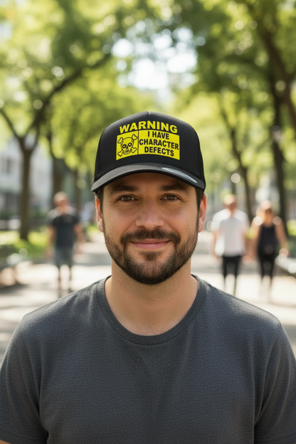 Trucker Cap - WARNING I Have Defects