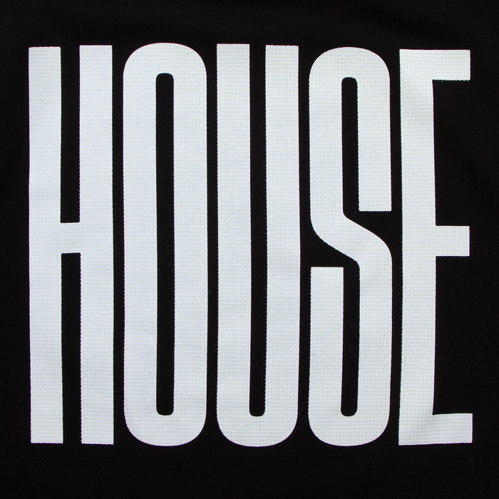 UV Glow Higher House Back Print - Tshirt - Black
