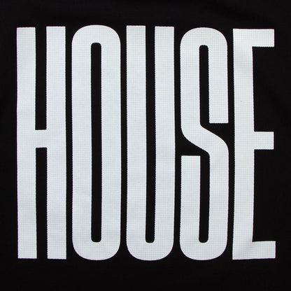 UV Glow Higher House Back Print - Tshirt - Black