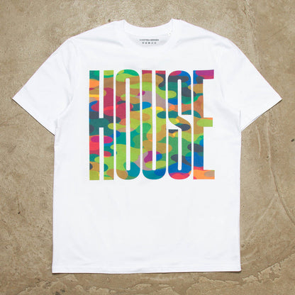 Vapor Higher House Front Print - Tshirt - White