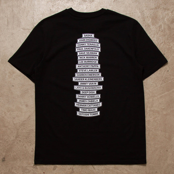 W Progressive House Architects Back Print - Tshirt - Black